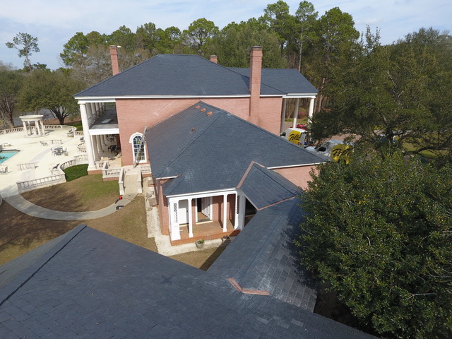 Slate and copper, South Georgia estate — photo