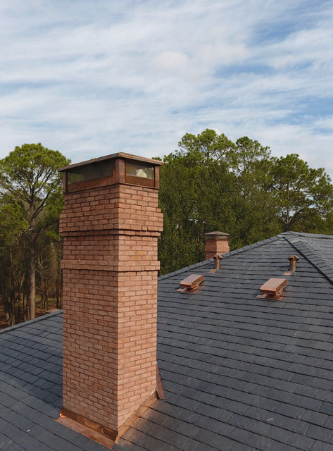 Slate and copper, South Georgia estate — photo